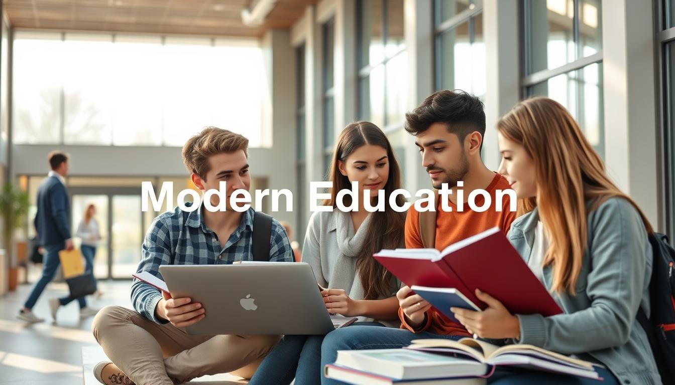 Structured study materials and learning resources on a desk