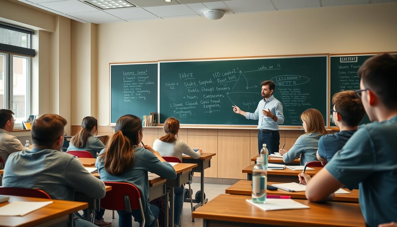 Organized exam preparation notes and academic planner